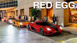 Koenigsegg Agera RS Full Throttle out of Millenia Walk Singapore