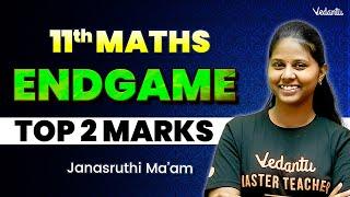 11th Maths | Top 2 Mark Questions Revision | Half Yearly 2024 | Janasruthi Ma'am