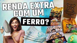 Ganhar Dinheiro Estampando Camisetas Sem Prensa Térmica ou Impressora! Nova Fonte de Renda Extra