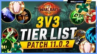 BEST 3v3 COMPS for EVERY CLASS in THE WAR WITHIN PvP | TWW TIER LIST