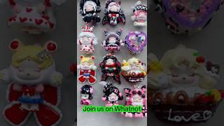 New #skullpanda #dolls on tonight’s live stream #beadhaul #dollcollecting #beadmaking #beads #diy