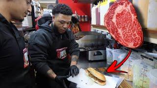 This is the FIRST ever Wagyu chopped cheese in NYC!