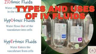 IV fluids types & uses, iv fluids, IV fluids topics according to KGMU exam, Composition of iv fluids