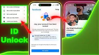 Facebook ID UnlockWith LiveProof | Get code email phone whatsapp confirm your identity lock