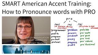 How to Pronounce Words with "pro"