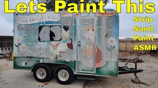 Painting a RV Motorhome or Trailer ASMR less than 30 minutes