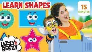 Learn Shapes 🟦 🟡 Shapes Song | Learning Videos for Toddlers in English | Kids Song, Nursery Rhymes