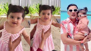 Aditya Narayan Daughter Tvisha Cutest Video Enjoying In Maldives Vacation