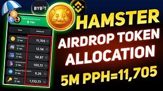 Hamser Kombat Airdrop Allocation Points হিসাব করুন || Hamster Kombat Token Allocation | Hamster