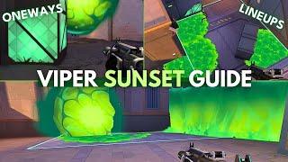 VIPER SUNSET GUIDE (NEW MAP) | VALORANT