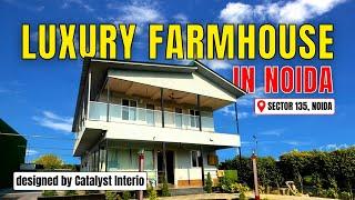 Luxury Farmhouse with Swimming Pool in Noida designed by Catalyst Interio