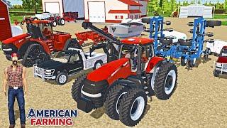 SPRING PLANTING ON MEGA FARM! (CASE ROW TRACK & 36 ROW PLANTER) | AMERICAN FARMING