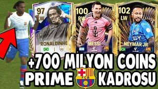 100 MESSİ TAM 700 MİLYON COINS PRIME BARCELONA UCL KADROSU FC MOBILE