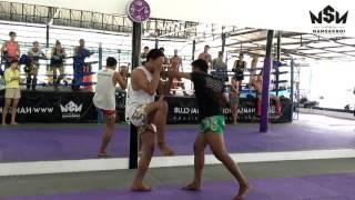 Muay Thai Sparring: Bait & Switch | Namsaknoi Muay Thai