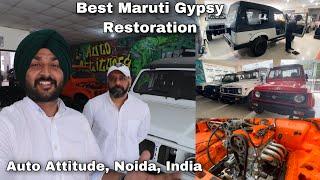 Best Restoration for | Maruti Gypsy | Mechincal Work | Paint Job | Interior | Auto Attitude, Noida