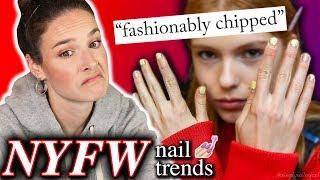 Fashion Week 2019 Nail Trends: Review & recreation (click for style icon)