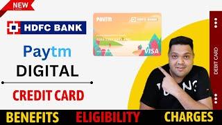 Paytm Hdfc Bank Digital Credit Card Full Details | Benefits | Eligibilty | Fees | Edition 2023