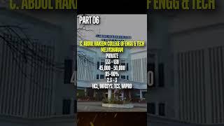 TNEA 120-140 Rank Cutoff | C. Abdul Hakeem College Placements, Fees & Top Companies REVEALED