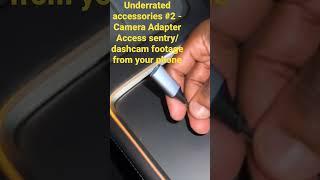 Pt 2 #underrated #tesla #accessories Access sentry/dashcam footage directly from your phone #shorts