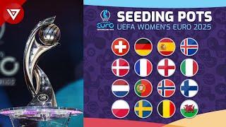 UEFA WOMEN'S EURO 2025: POTS DRAW RESULTS & DRAW SCHEDULE