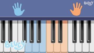 Learn the Bluey Theme Song on Piano! | Bluey