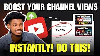 Small YouTube Channels, Not Getting Views? DO THIS NOW! | Fortune Wobidi reveals