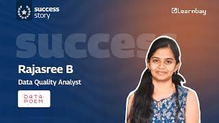 Rajasree's Transition from Research Analyst to a Data Analyst | Learnbay Reviews