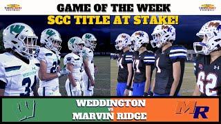 Weddington vs Marvin Ridge | SCC Title Game | October 29 2021