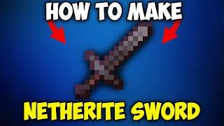 How to Make NETHERITE SWORD in Minecraft 1.21.3