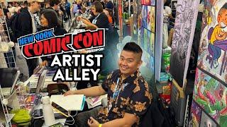 Behind the Table at New York Comic Con