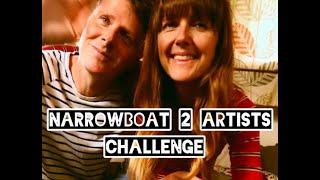 Narrowboat artists, its a challenge | Narrowboat dwelling artists #art   #boatlife  #narrowboat