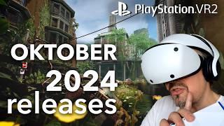 Playstation VR2 - ALLE PSVR2 releases im Oktober ( 2024 )