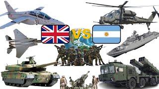 United Kingdom Vs Argentina Military Size Comparison