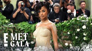 Tyla SLAYS With a Sand-Inspired Gown and Hourglass Handbag | 2024 Met Gala