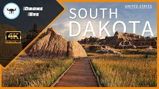  South Dakota | USA  | Through A Drone's Eye | 4K Drone Footage | Mind Relaxing ‍