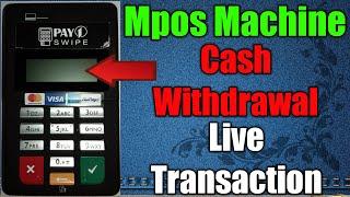 Pos Machine : Micro Atm - Mpos Machine ; Mini Atm Cash Withdrawal Transaction