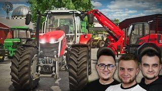 ŻNIWA Z POKOSU!? ZWOZIMY BELKI, PRASOWANIE & WYWÓZ OBORNIKA  "od Zera do Farmera" #42 [FS25] | MST