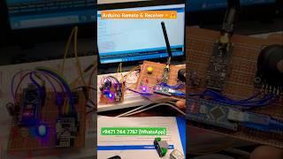 Arduino NRF24L01 Remote Control Using Joystick Arduino | Arduino Joystick Module Code #tronicslk