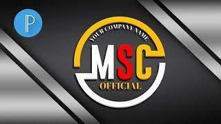 M S C Logo On PixelLab | How to make 3D Logo Design | Gaming Logo | Mobile se Logo Kaise Bnaye