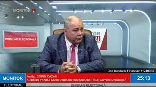 PSDI - SORIN CAZAN, Candidat PSDI Camera Deputaților - Emisiune Electorală - 19.11.2024