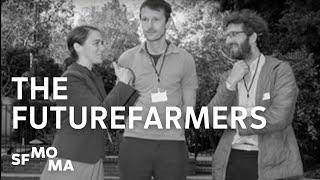 The Futurefarmers stand on one leg, together