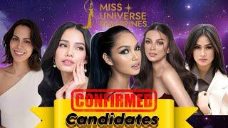 ALL CONFIRMED CANDIDATES for Miss Universe Philippines 2025