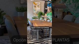 ¡3 OPCIONES DE CENTRO DE MESA PARA TU COMEDOR!