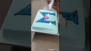 MLetter birthday cake video