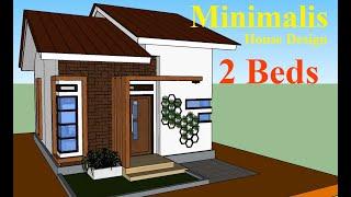 Minimalist House Design 5x7 Meter And Animation Construction