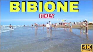 Bibione Beach, Italy - Walking Tour ( 4K UHD 60fps )