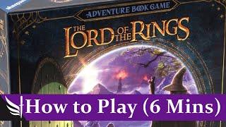 How to play The Lord of the Rings: Adventure Book Game (Spoiler Free)