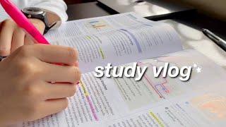 study vlog Malaysia : stuDYING for finals ⏳