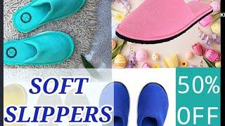 House Slippers for Women soft & Men Bedroom Indoor Carpet Home Slipper for Winter & Summer #Slippers