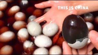 Method for Producing Century Egg | How Pine Patterned Egg Is Made